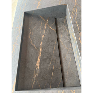 HANDCRAFTED DEKTON LAURENT ENGINEERED PORCELAIN SINK (ES-057)
