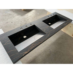 HANDCRAFTED DEKTON LAURENT ENGINEERED PORCELAIN SINK (ES-057)