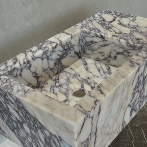CUSTOM MADE CALACATTA VIOLA BATHROOM SINK (NS-062)