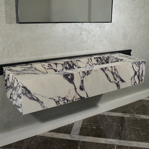 Handcrafted Infinity - Calacatta Viola Engineered Porcelain Sink (ES-095)