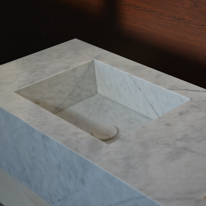 HANDCRAFTED LILAC CUSTOM MARBLE SINK (NS-222)