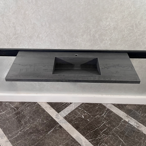 HANDCRAFTED METAL DARK ENGINEERED PORCELAIN SINK (ES-047)