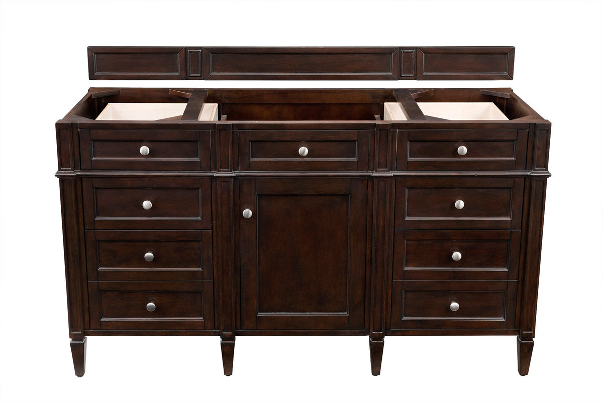 James Martin Brittany 60" Single Bathroom Vanity, Burnished Mahogany