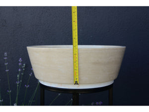 HANDCRAFTED LIGHT TRAVERTINE SINK