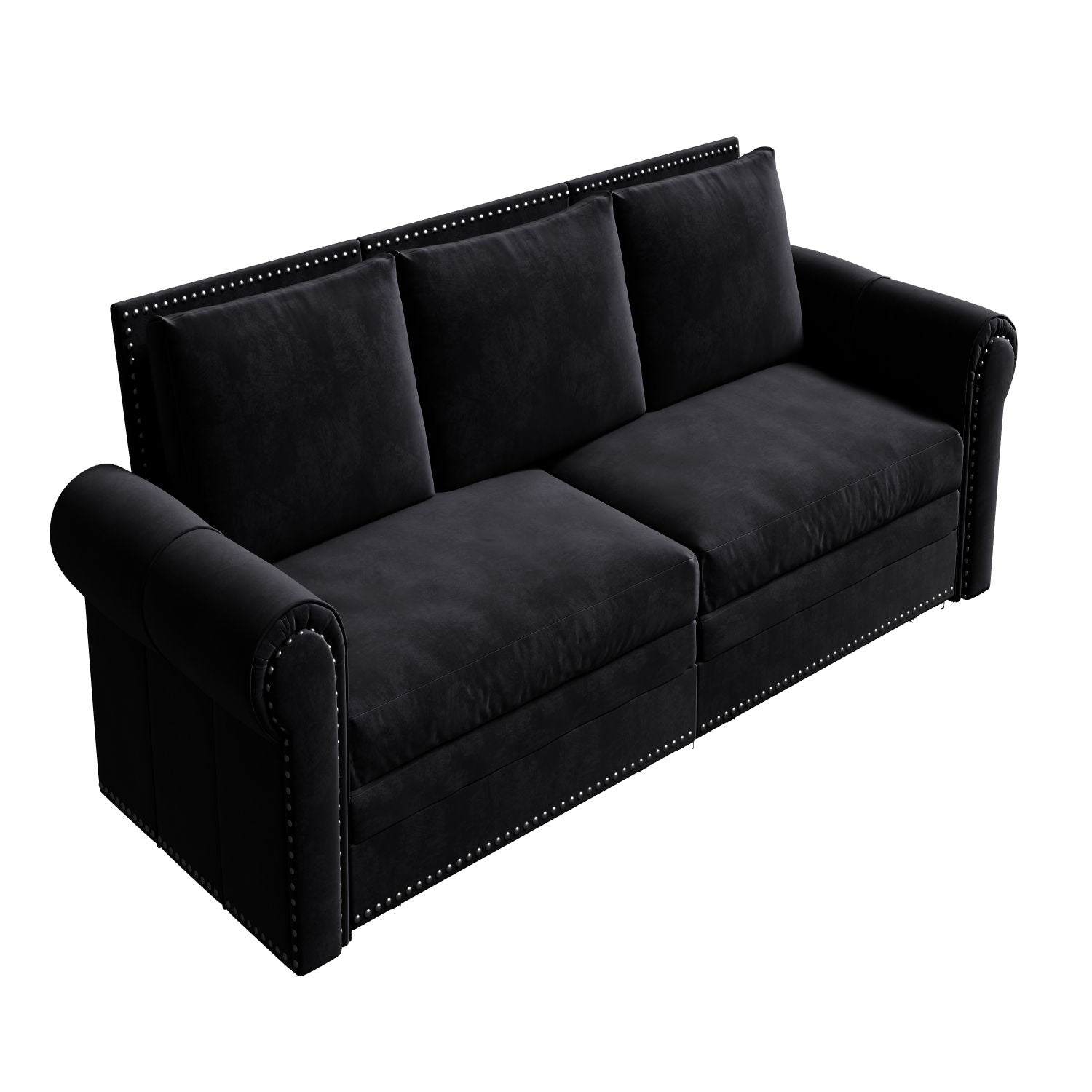 Chesterfield Sleeper Sofa with Pull Out Bed - Multiple Colors