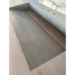 HANDCRAFTED METAL DARK ENGINEERED PORCELAIN SINK (ES-070)