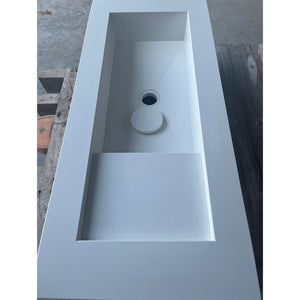 HANDCRAFTED WHITE QUARTZ SINK (QU-052)