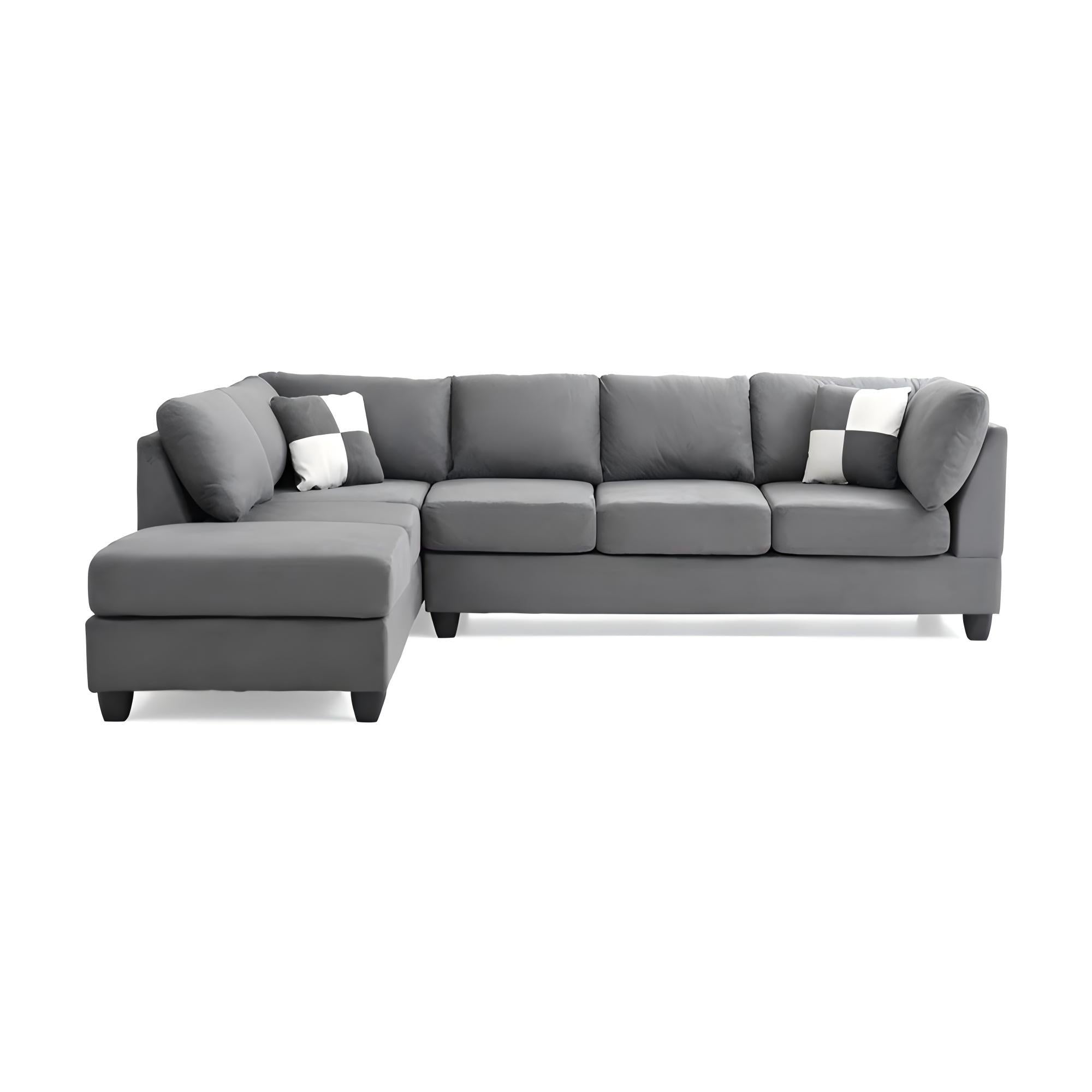 Comfort Sectional with Removable Backs - Multiple Colors