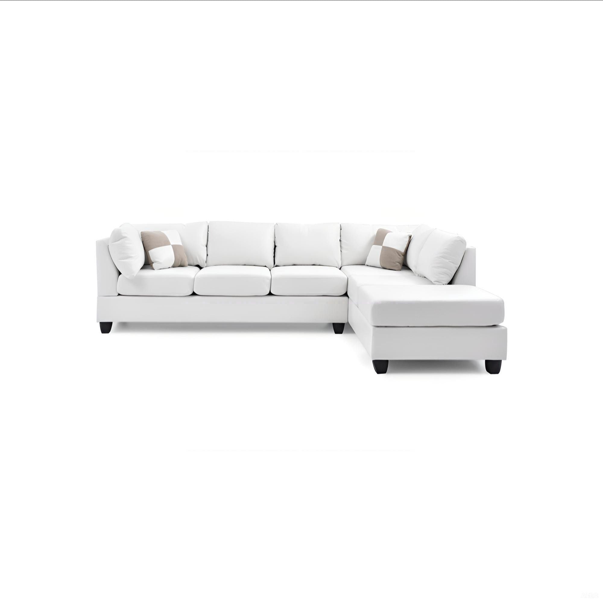 Comfort Sectional with Removable Backs - Multiple Colors