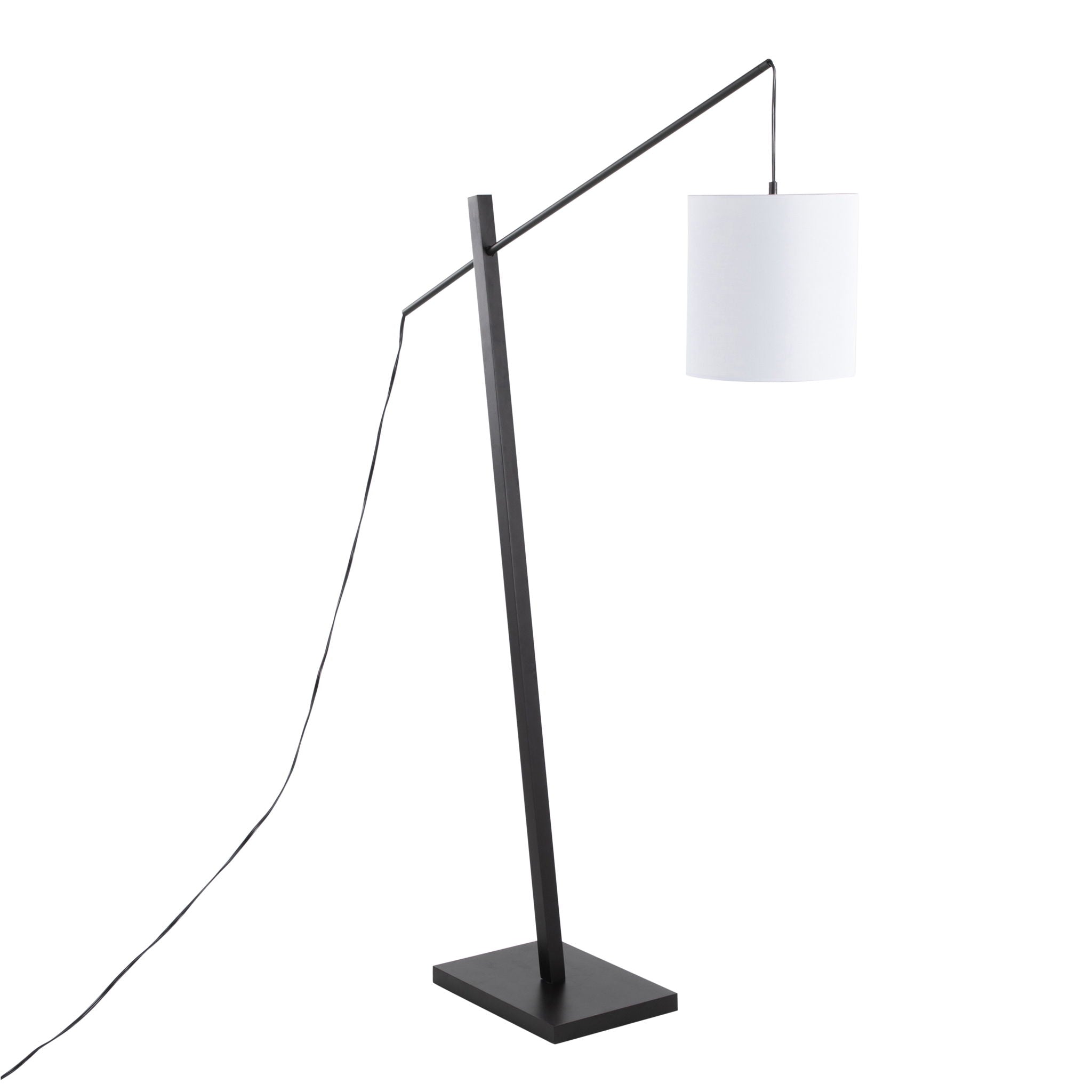 Contemporary Stylish Floor Lamp with Adjustable Lighting - Beige, Light Brown, White