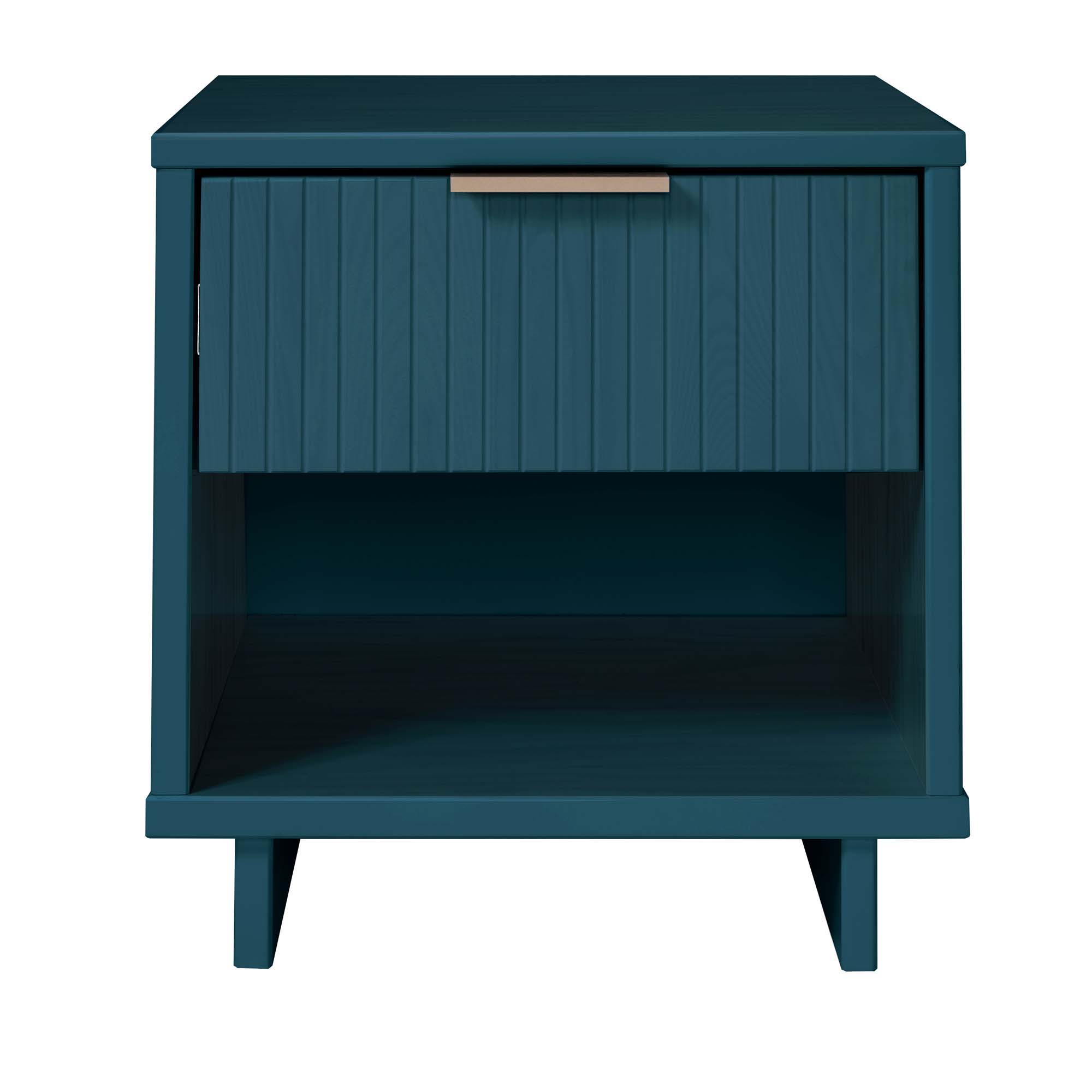 Granville Nightstand with 1 Drawer - Solid Wood Modern Accent Nightstand - Multiple Colors