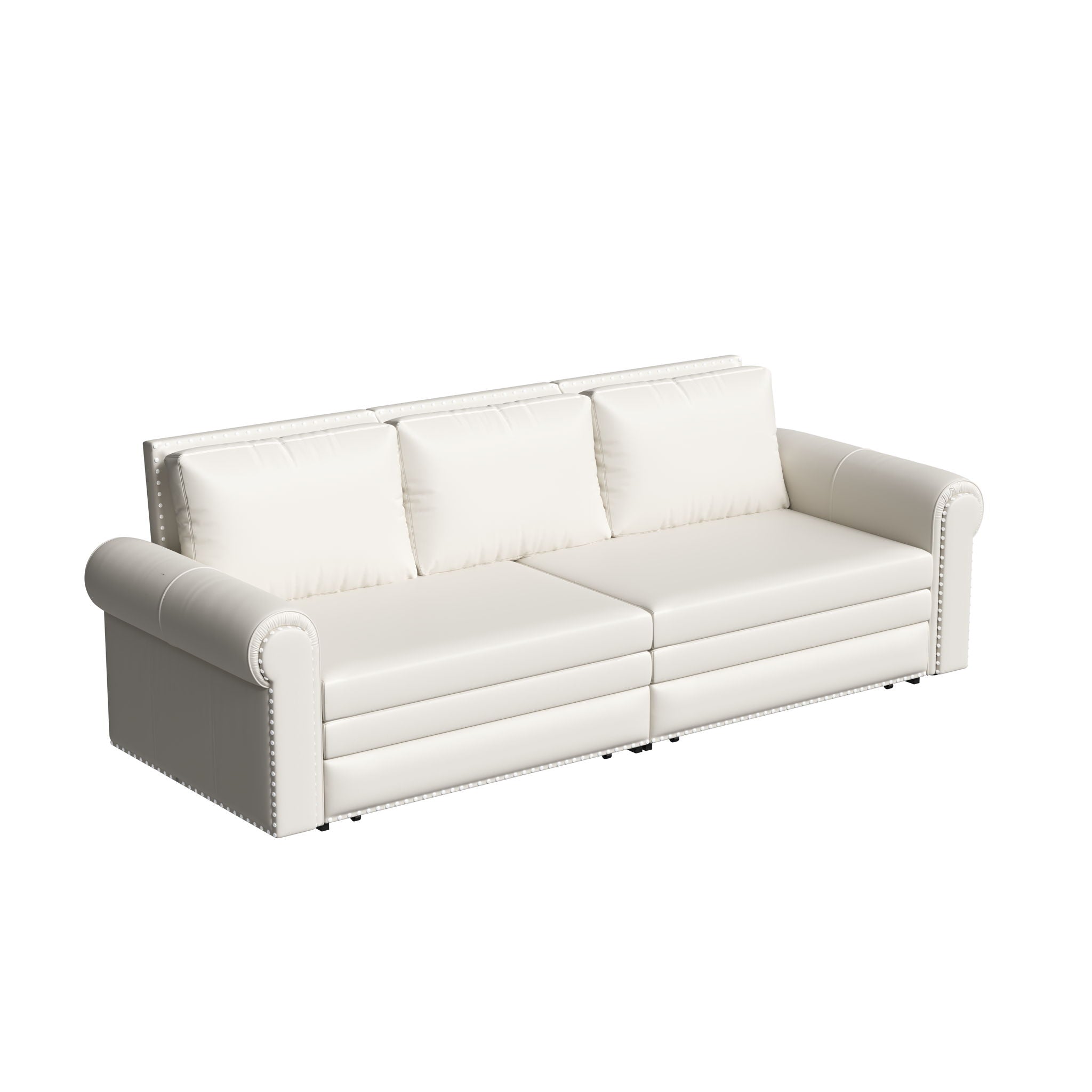 Chesterfield Sleeper Sofa with Pull Out Bed - Multiple Colors