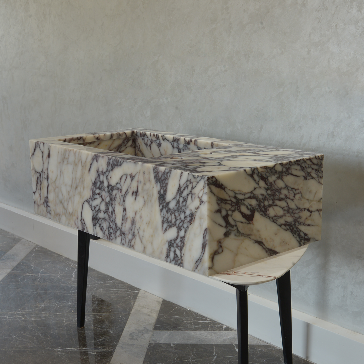 CUSTOM MADE CALACATTA VIOLA BATHROOM SINK (NS-062)