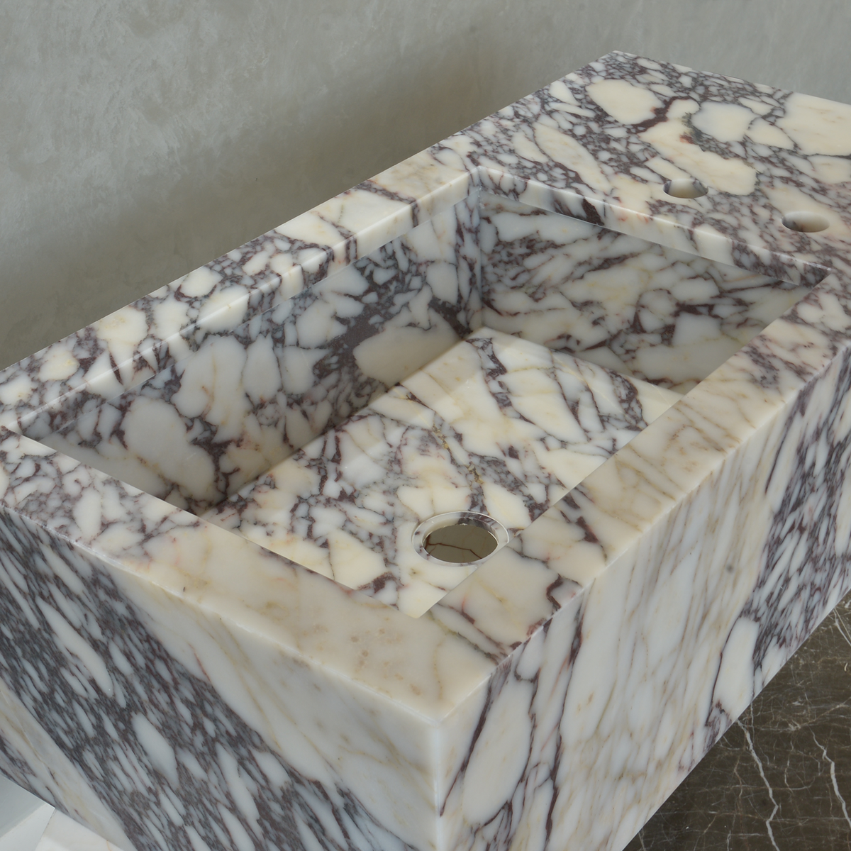 CUSTOM MADE CALACATTA VIOLA BATHROOM SINK (NS-062)
