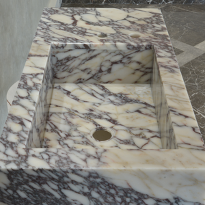 CUSTOM MADE CALACATTA VIOLA BATHROOM SINK (NS-062)