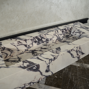 Handcrafted Infinity - Calacatta Viola Engineered Porcelain Sink (ES-095)