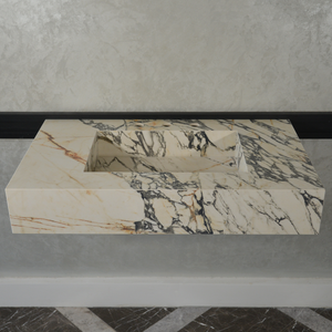 HANDCRAFTED MATERIA CORCHIA GOLD ENGINEERED PORCELAIN SINK (ES-050)