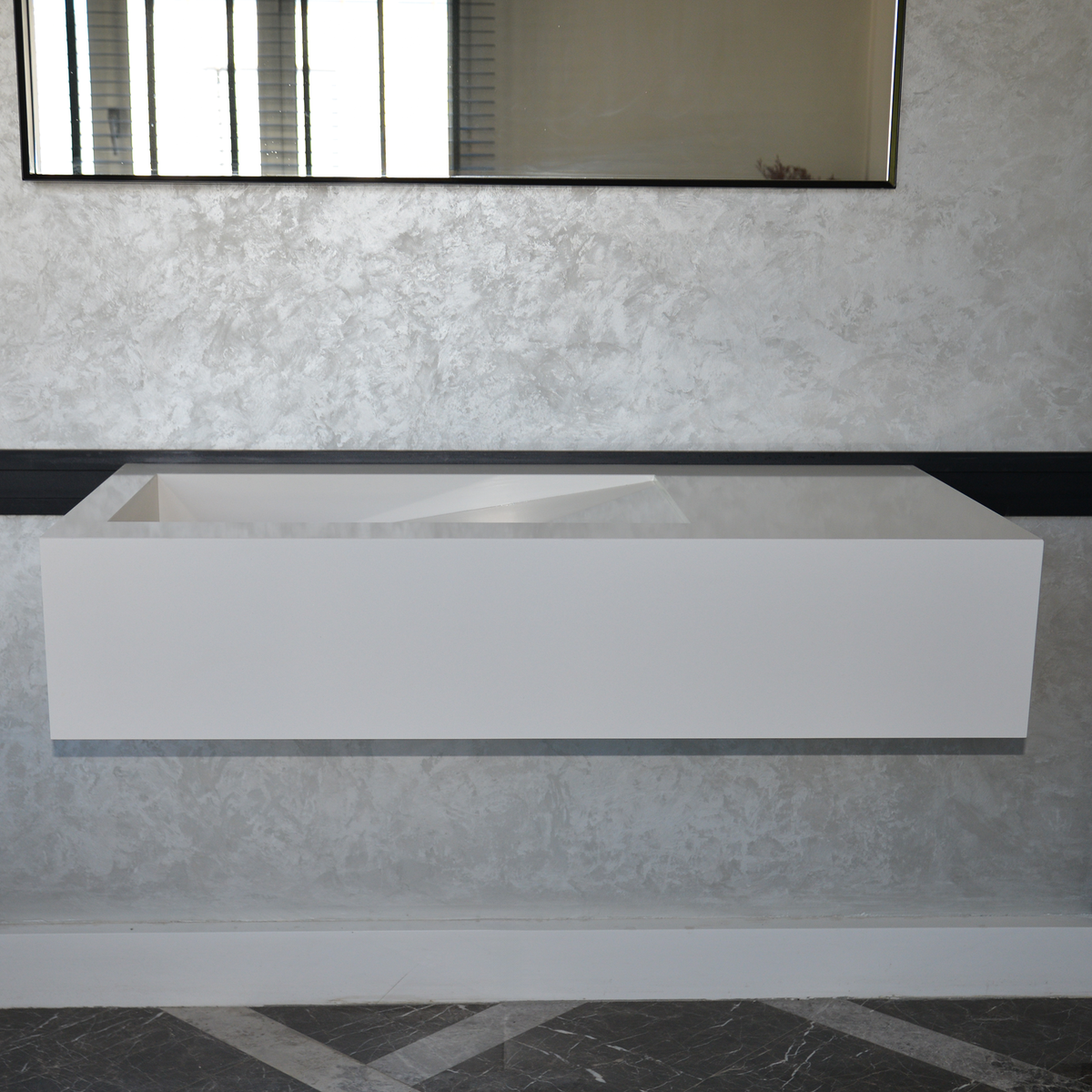 HANDCRAFTED CUSTOM QUARTZ SINK (QU-079)