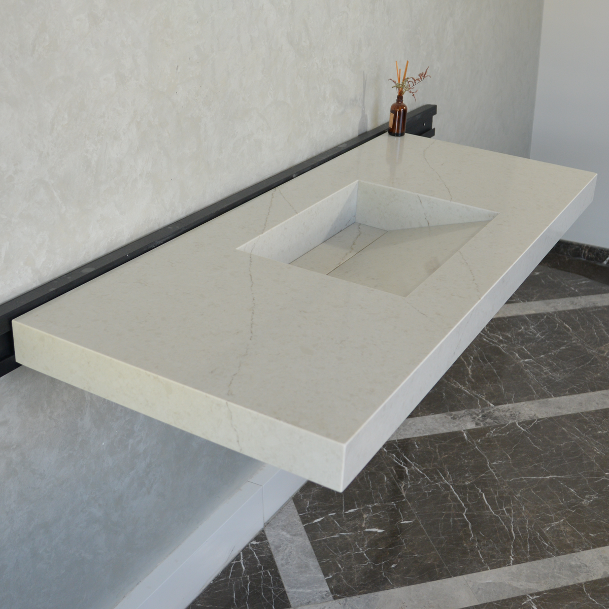 HANDCRAFTED CUSTOM QUARTZ SINK (QU-095)