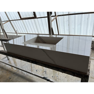 HANDCRAFTED EXTRA STATUARIO HIGH ENGINEERED PORCELAIN SINK (ES-059)