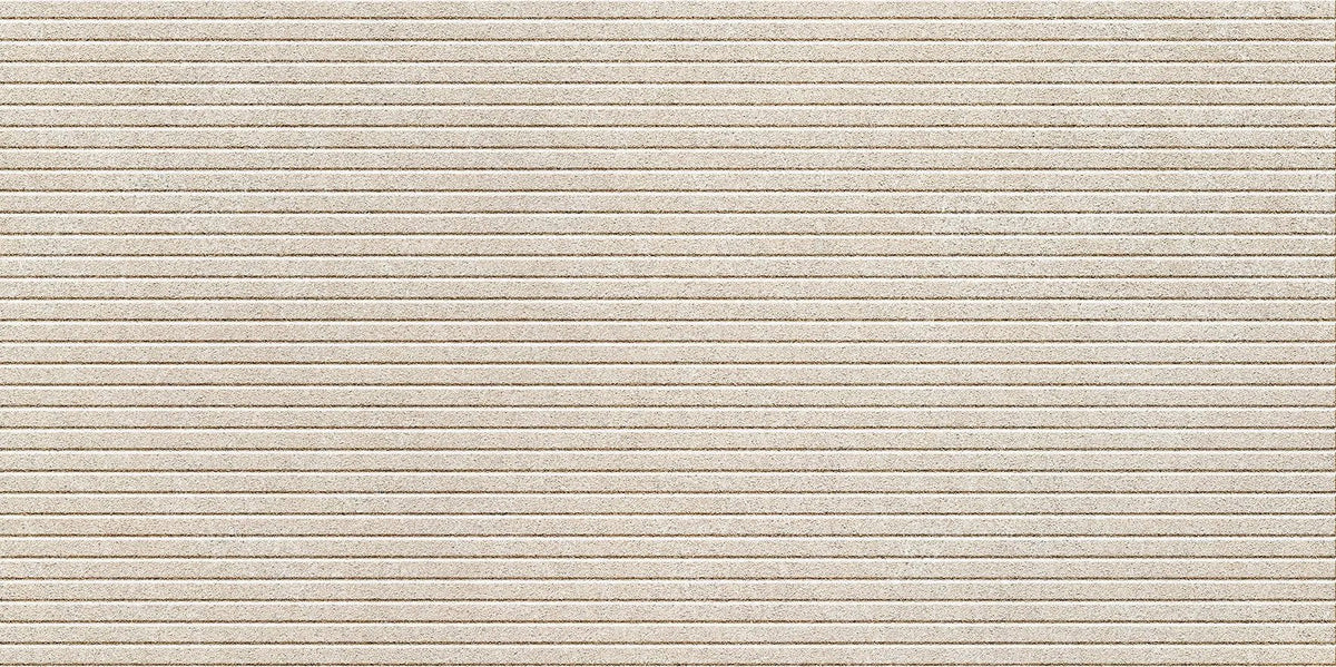 Veneer World Atelier Indiana Salem Groove Large Buff Select Limestone Look Porcelain Accent Tiles 12x24
