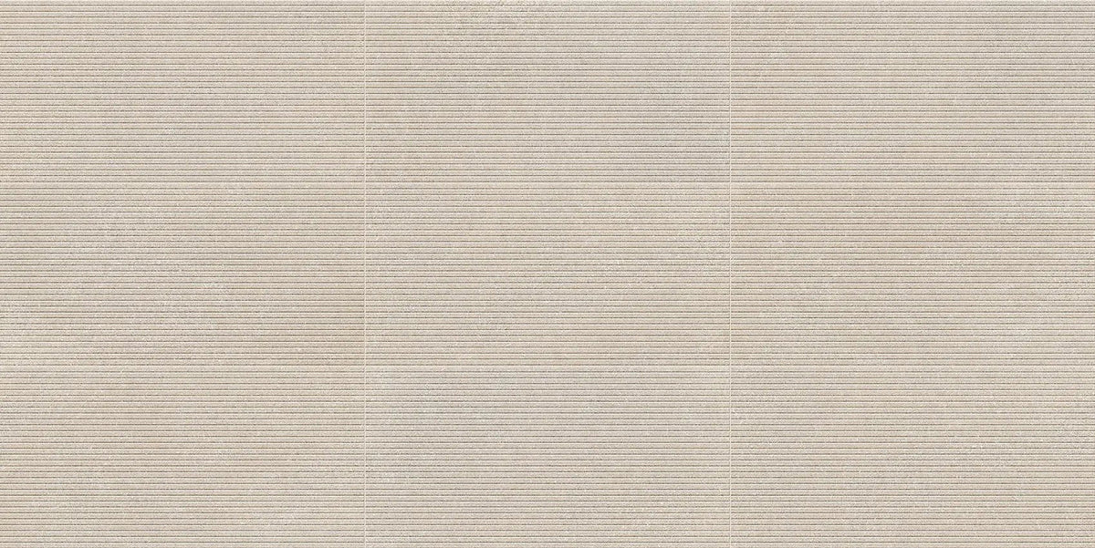 Veneer World Atelier Indiana Salem Groove Large Buff Select Limestone Look Porcelain Accent Tiles 12x24