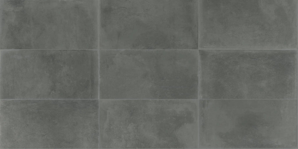 Attitude Dark Grey Concrete Look Porcelain Tiles 24x24