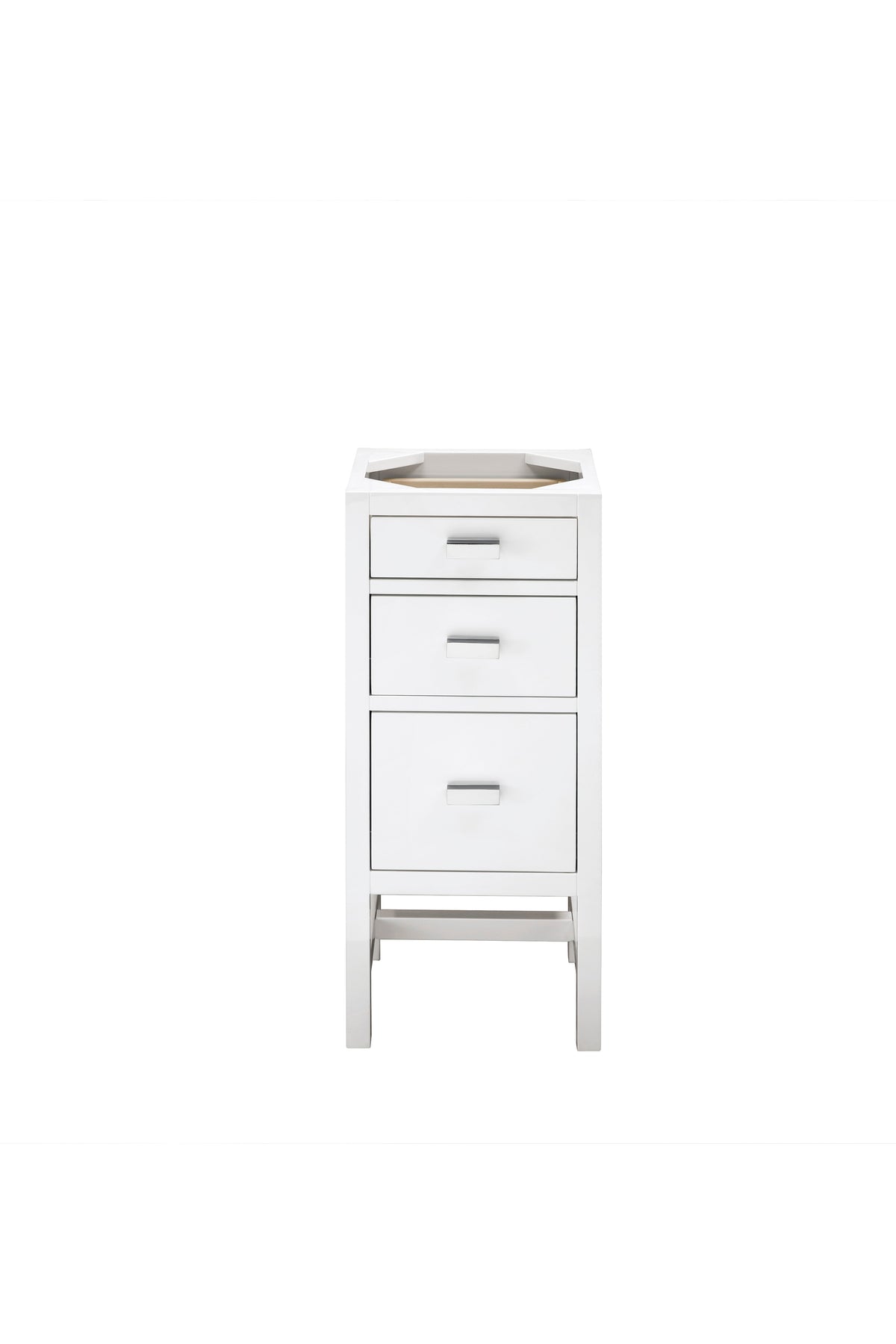 James Martin Addison 15" Base Cabinet, Glossy White