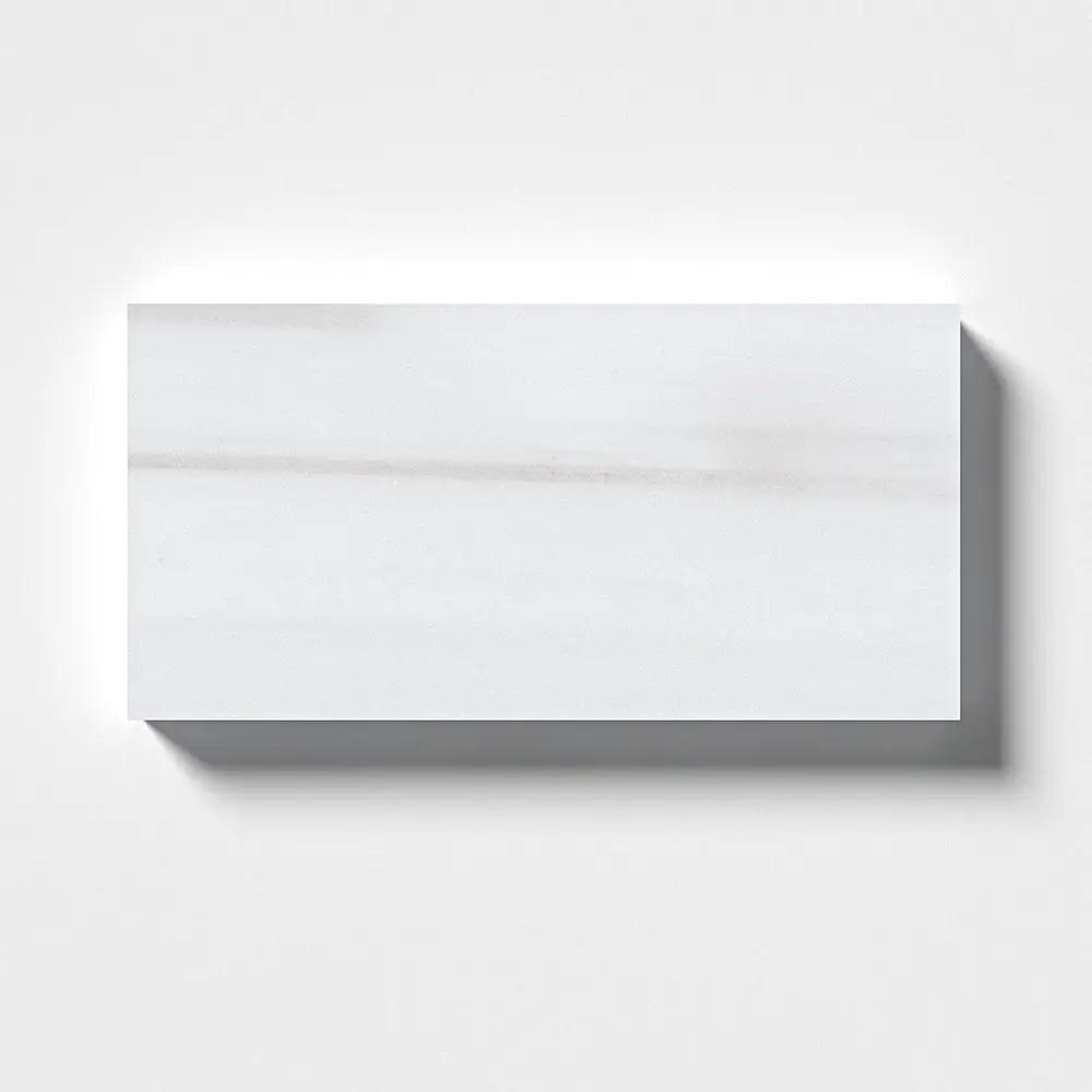 Bianco Dolomiti Honed Subway Marble Tiles 2 3/4x5 1/2