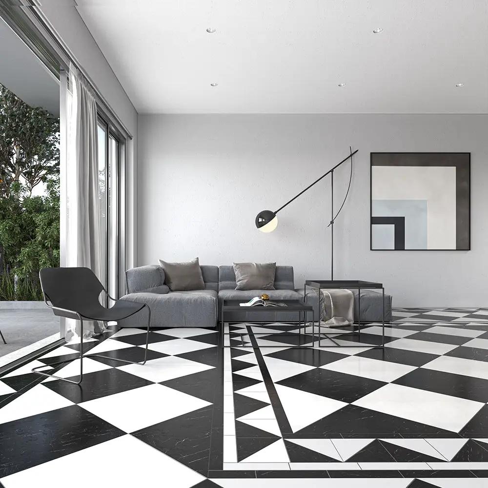 Bianco Dolomiti, Snow White Polished Marble Tiles 18x18