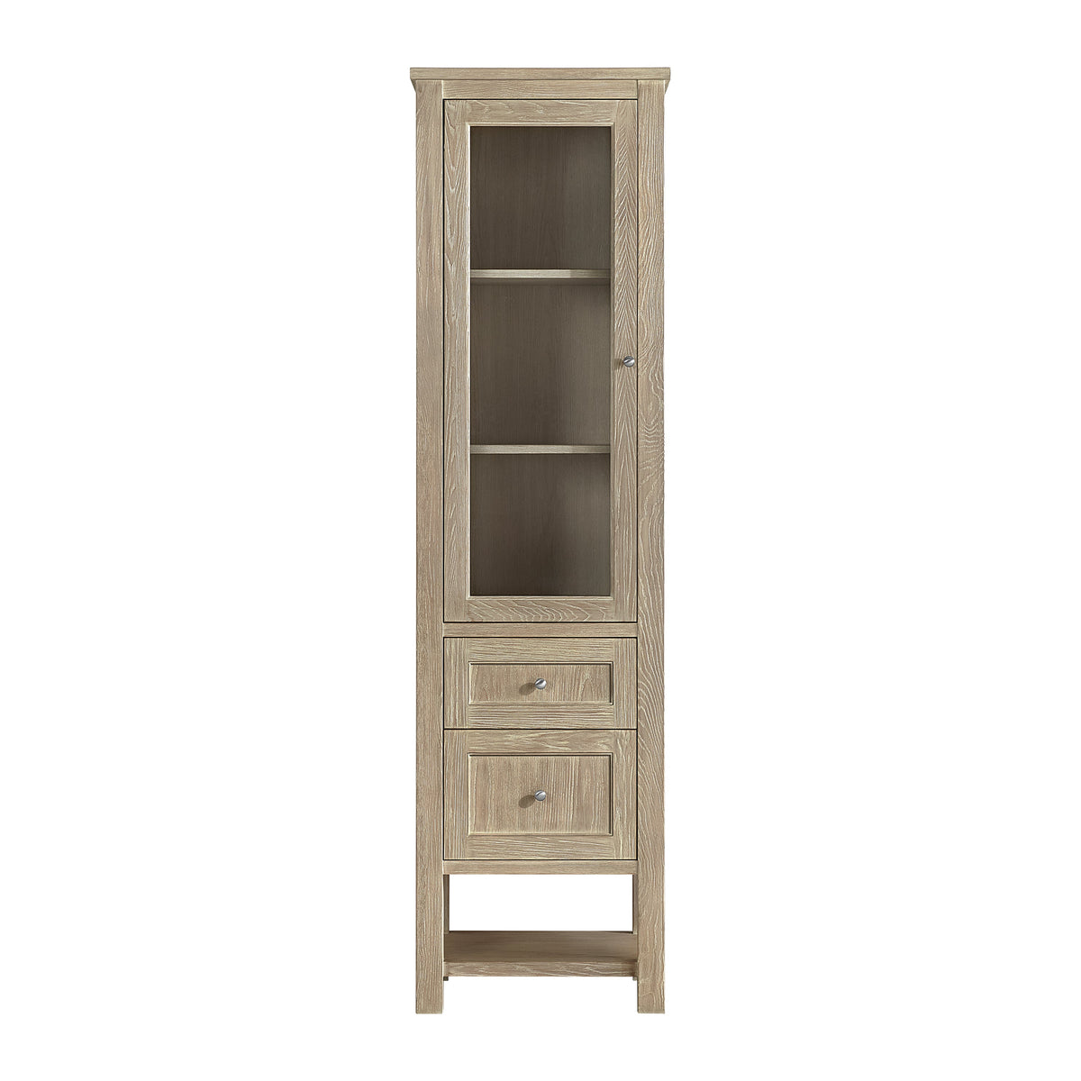 James Martin Breckenridge Linen Cabinet, Whitewashed Oak