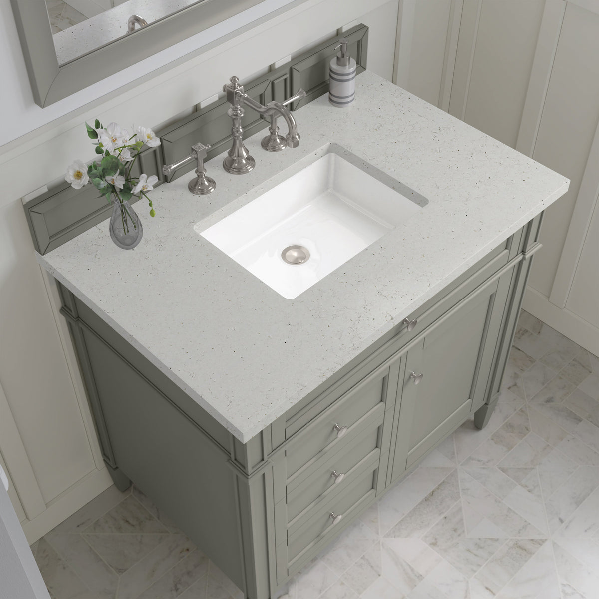 James Martin Brittany 36" Single Bathroom Vanity, Urban Gray