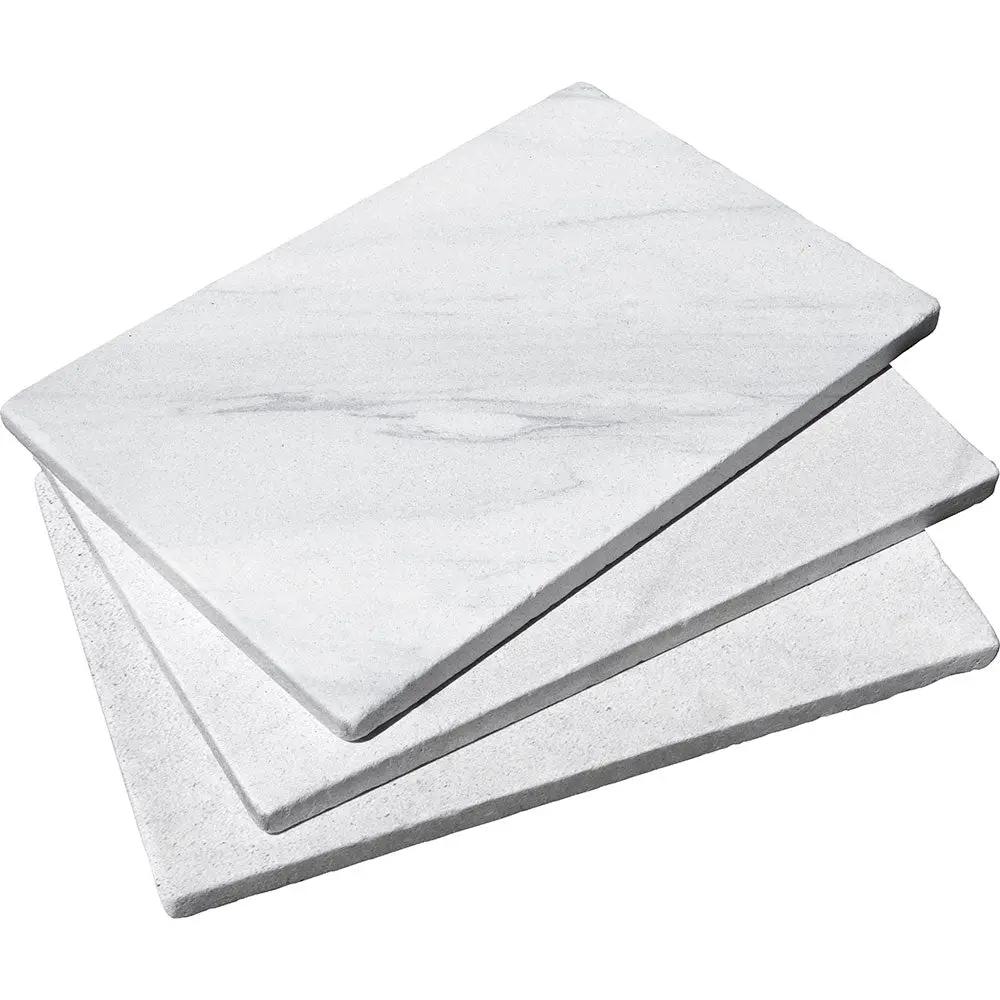 Calacatta Fine Picked Round Top and Bottom Marble Pool Coping 12x24 5cm