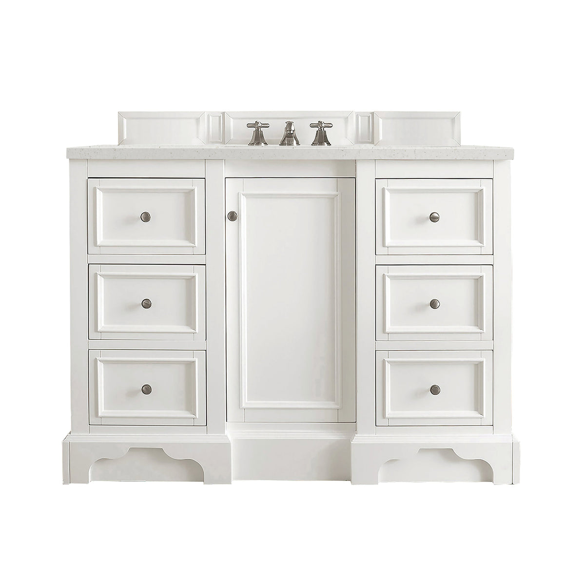 James Martin De Soto 48" Single Bathroom Vanity, Bright White