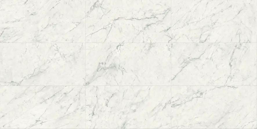 Charme Evo Michelangelo Extra White Marble Look Porcelain Tiles 24x48