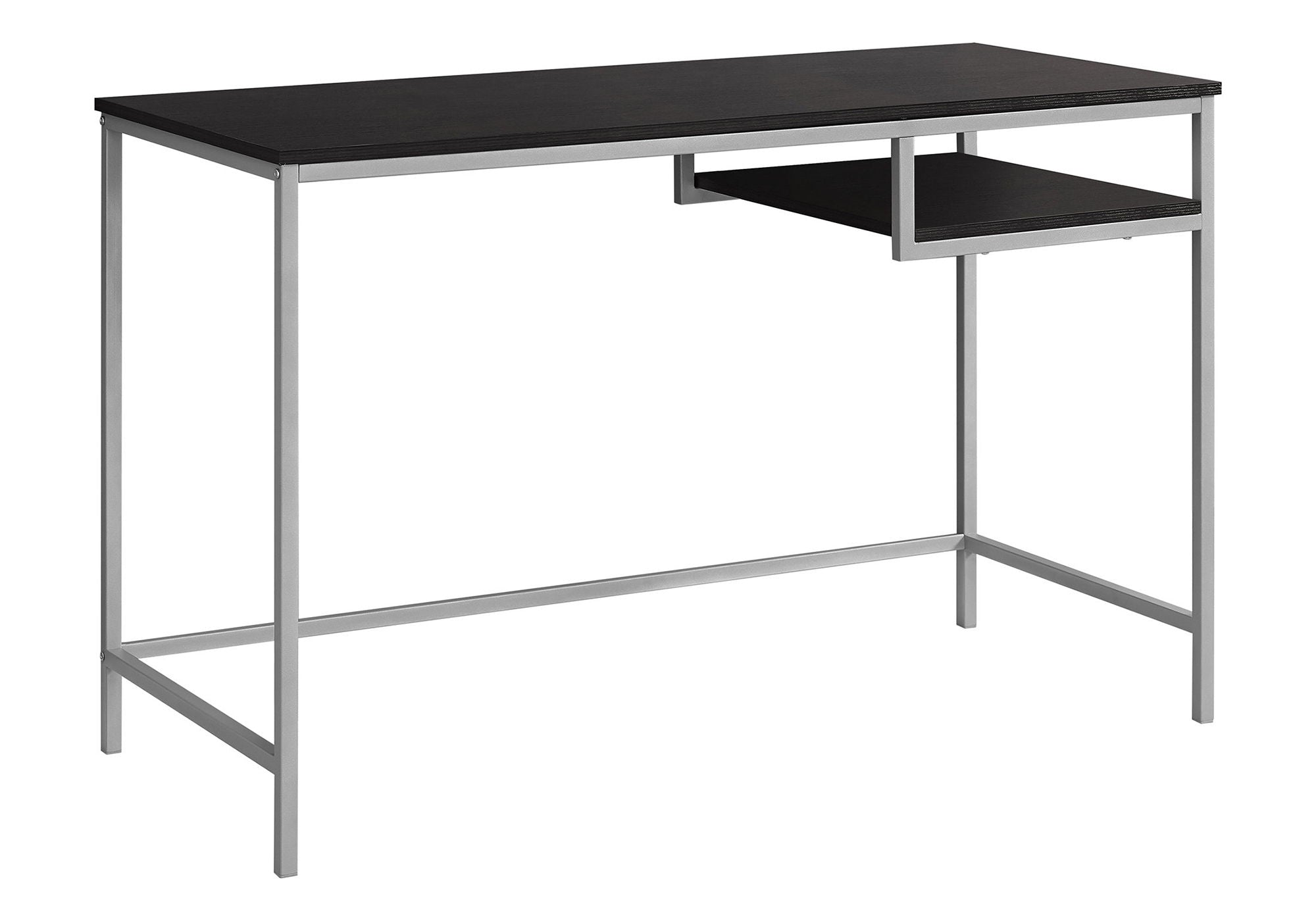 Compact Modern Computer Desk with Open Storage - Multiple Colors