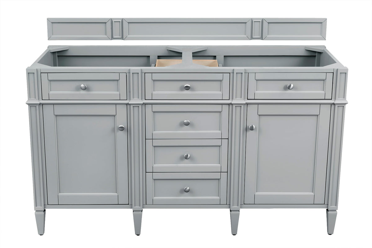 James Martin Brittany 60" Double Bathroom Vanity, Urban Gray
