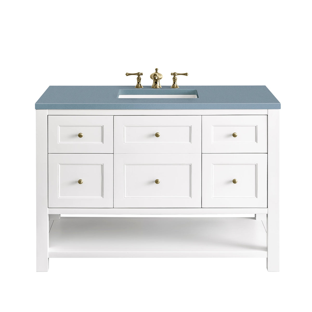 James Martin Breckenridge 48" Single Bathroom Vanity, Bright White