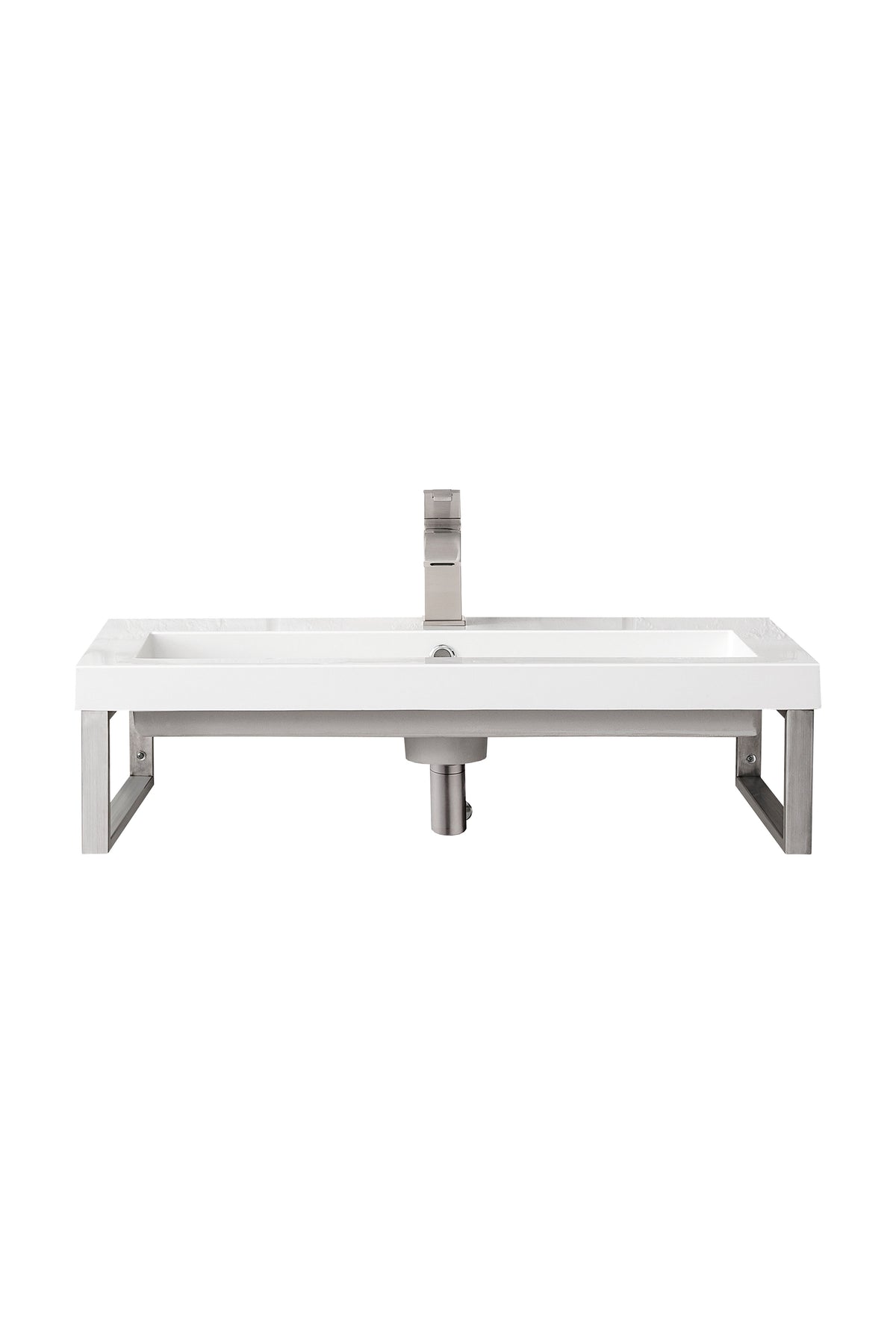 James Martin Boston 15.25" Floating Wall Bracket, Brushed Nickel