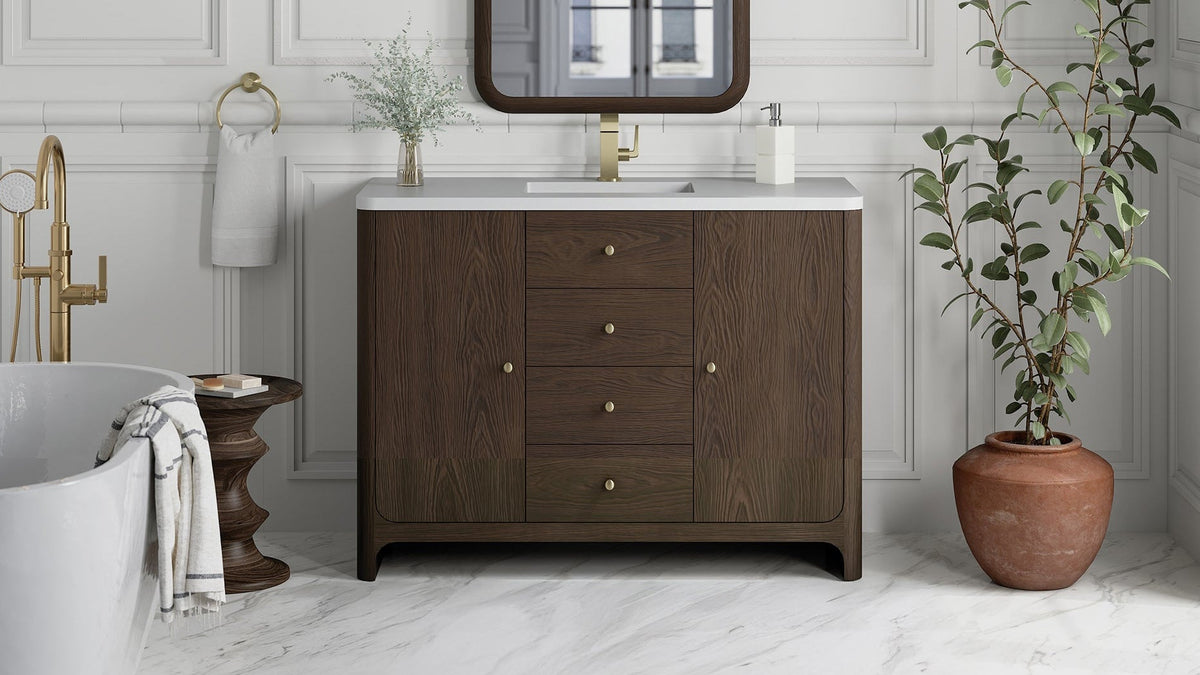 James Martin Gracyn 48" Single Bathroom Vanity, Sable