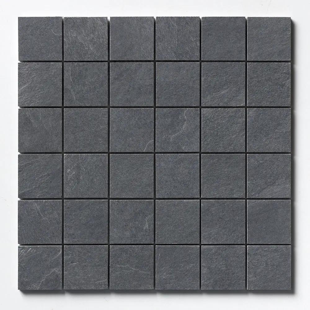 Gray Flow Matte 2x2 Porcelain Mosaics 12x12