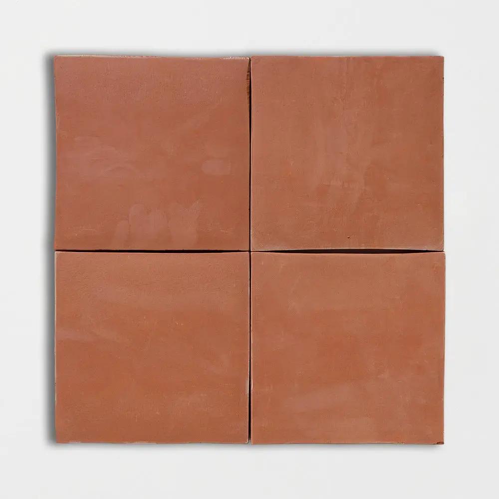 Handpressed Cotto Dark Natural Terracotta Tiles 6x6