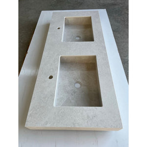 HANDCRAFTED CHIANCA DI OSTUNI ENGINEERED PORCELAIN SINK (ES-066)