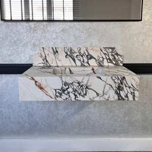 HANDCRAFTED MATERIA CORCHIA GOLD ENGINEERED PORCELAIN SINK (ES-053)
