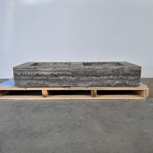 HANDCRAFTED CUSTOM TRAVERTINE SINK (TR-123)