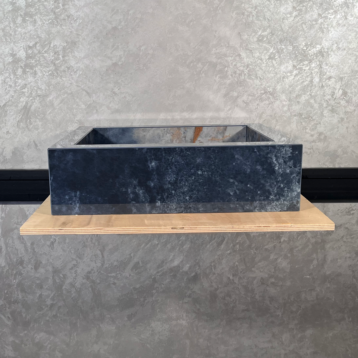 HANDCRAFTED OCEAN BLUE HIGH ENGINEERED STONE SINK (ES-032)