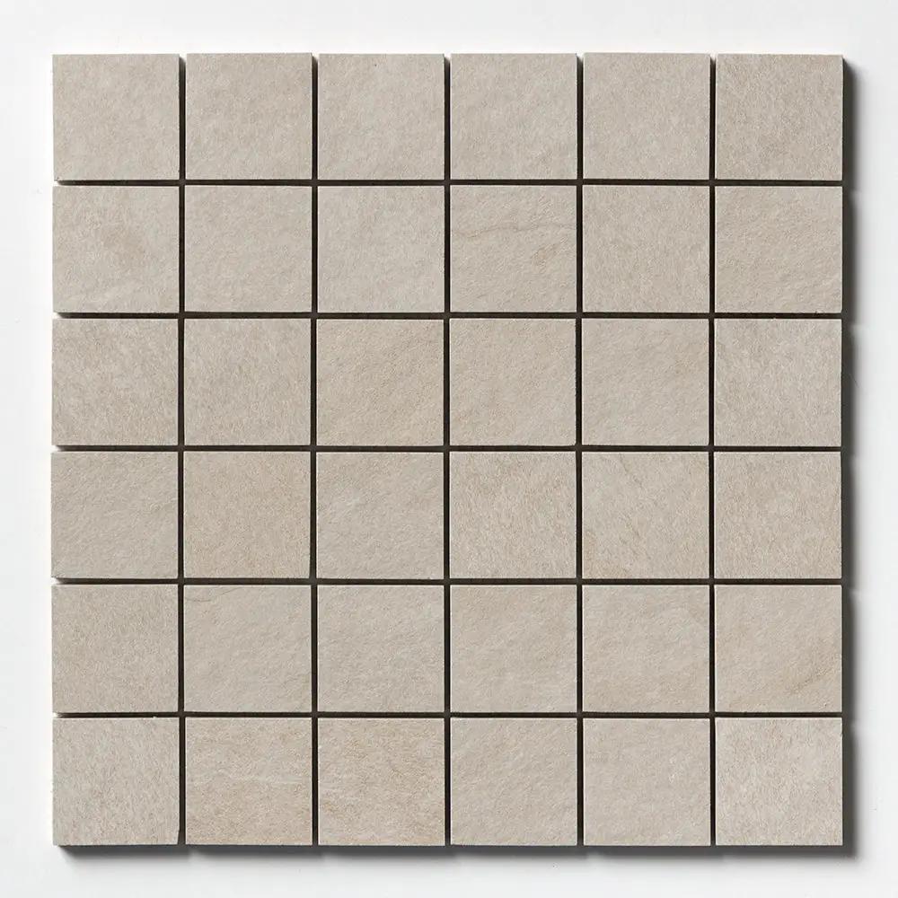 Ivory Flow Matte 2x2 Porcelain Mosaics 12x12