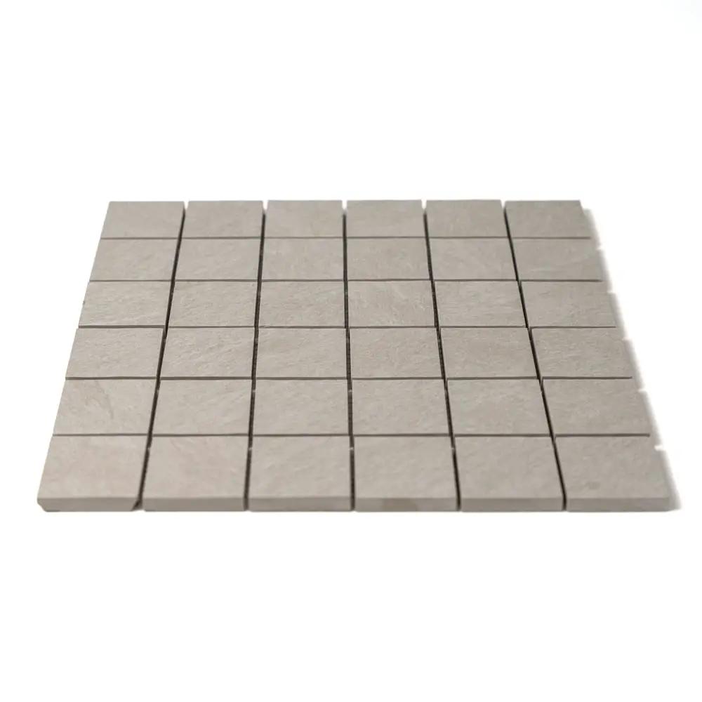 Chiaro Flow Natural Matte Herringbone 5/8x3 Porcelain Mosaics 10 7/16x12 13/16