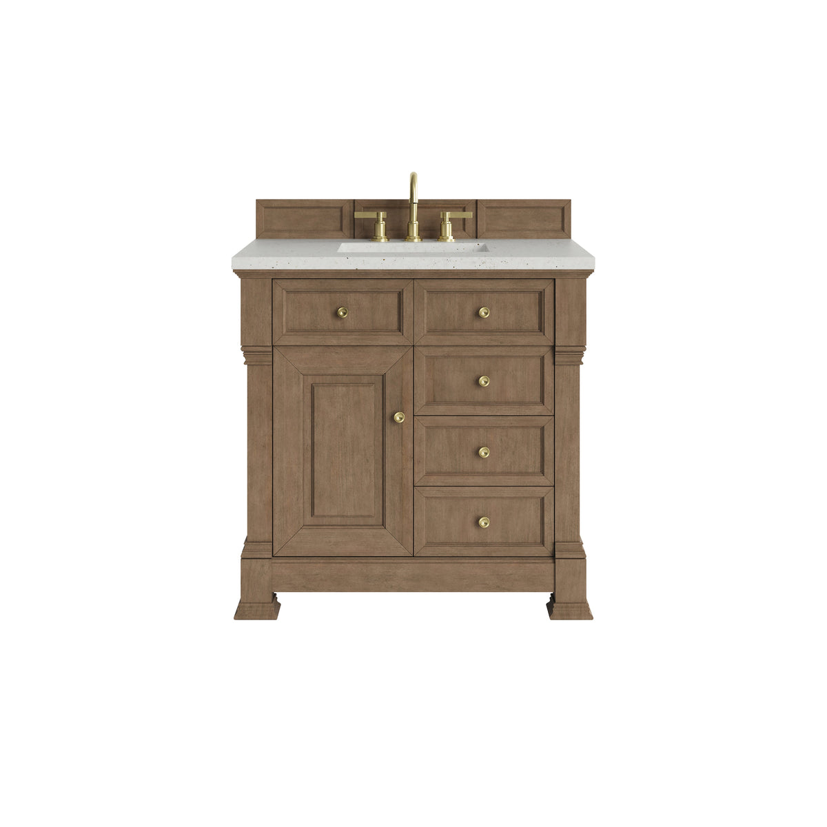 James Martin Brookfield 36" Single Bathroom Vanity, Pecan