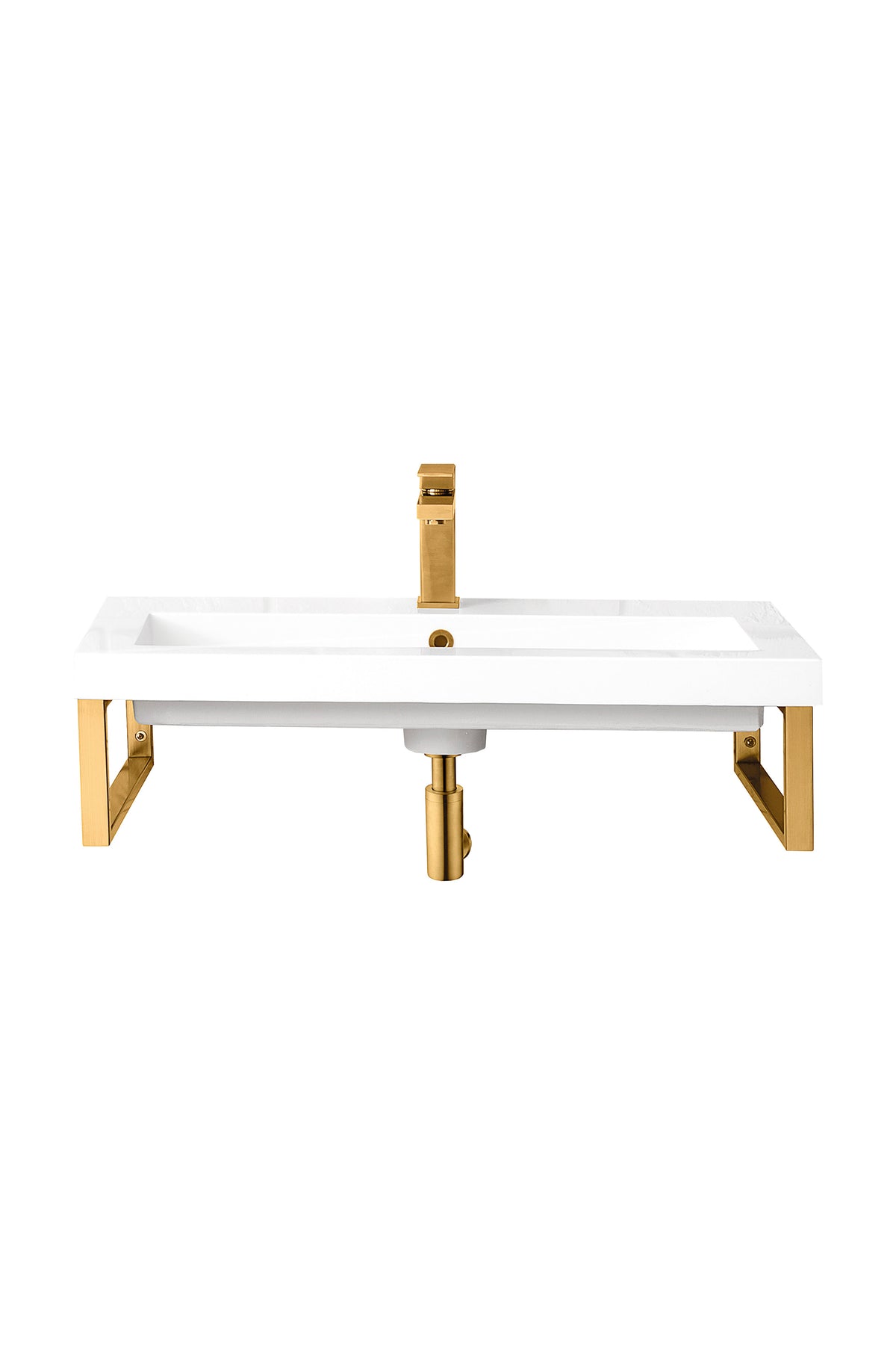 James Martin Boston 15.25" Floating Wall Bracket, Radiant Gold